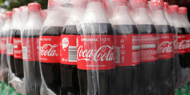 Coca-Cola bottles are pictured in Lagos, Nigeria November 5, 2019. REUTERS/Temilade Adelaja