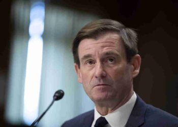 State Department official David Hale testifies during a hearing of the Senate Foreign Relations Committee about the future of U.S. policy towards Russia, Tuesday, Dec. 3, 2019 in Washington, on Capitol Hill. (AP Photo/Alex Brandon)