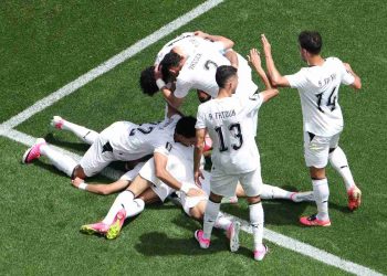 نهاية الشوط الأول بتقدم مصر على بلجيكا 1-صفر ضمن المجموعة السابعة في كأس العالم 2026