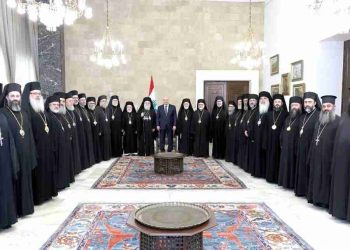  لا نهاية للحـــ.روب إلا بالتفاوض والحوار..الرئيس عون أمام وفد سينودس كنيسة الروم الأرثوذكس: هدفنا انسحاب إسرائيل وتحرير الأســــ.رى وعودة النازحين